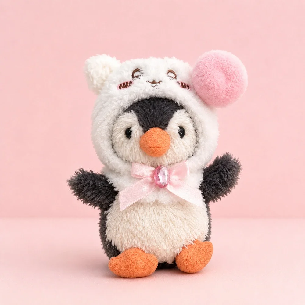 Sweetheart Cape for Peanut Penguin Plush – 3-Inch Outfit – Variant 1 [JC-AP-20]